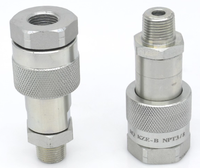 LUOSHENG Nouvelle Raccord Hydraulique Rapide Femelle 3/8'' Type Pousser-Tirer en Acier au Carbone avec Garantie 1 An