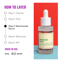 Sérum à l'acide hyaluronique 1% en marque propre, 1 oz - Hydratant facial ultra-léger pour une peau plus pulpeuse, plus lisse et éclatante