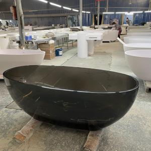 Nhựa sang trọng bồn tắm kích thước nhỏ rõ ràng nhựa bồn tắm freestanding Bồn tắm nhựa trong suốt ngâm rắn bề mặt bồn tắm - Product Image 2