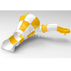 <span class=keywords><strong>Toboggan</strong></span> aquatique en fibre de verre et acier pour l'extérieur et l'intérieur, idéal pour les familles, les pentes, les parcs aquatiques, les piscines et les aires de jeux à usage domestique - Product Image 4