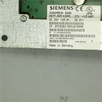 Panneau de commande de machine Siemens Sinumerik 840D, interface de communication RS485 pour l'automatisation industrielle, modèle 6FC5203-0AD10-0AA0