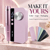 Vente en gros de perceuse à ongles rechargeable à moteur à balais 45000 tr/min 85W pour salon d'acrylique