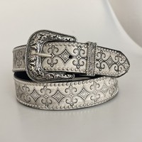 Nouvelle boucle de ceinture en alliage pour femme, style Y2K, vintage, avec rivets et crâne d'Asie centrale en relief, inspirée des Spice Girls, rétro et ethnique