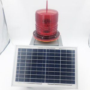 Fuoco di media intensità del camion avvertimento di rotazione di energia bassa costante lampeggiante solare faro di ostruzione di aviazione luce per il giardino - Product Image 5