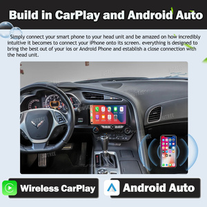 Autoradio Android 13 128 Go pour Chevrolet Corvette C7 2013-2019, navigation GPS, lecteur multimédia TS10, prise en charge 4G, Carplay intégré - Product Image 3