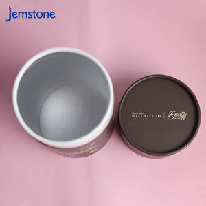 Custom Printed Recyclable Kraft <b>Cardboard</b> Cylinder Paper <b>Tube</b> Packaging <b>for</b> Tea Chocolate Packaging Food Grade Coffee Bean - Product Image 3