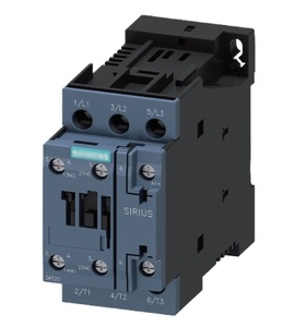 <span class=keywords><strong>Contacteur</strong></span> triphasé 3 pôles Siemens 3RT1025-1BB40 200A, bobine <span class=keywords><strong>24V</strong></span> DC, 7,5 KW, SIRIUS Classic 1NO+1NC - Product Image 1