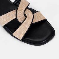 Chrisbella Fournisseur Chaussures de Marque Sandales d'Été Personnalisées Chaussons Tendance pour Femmes Sandales Plates pour Femmes