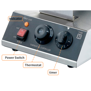 Máquina comercial de gofres de hierro para aperitivos, máquina <span class=keywords><strong>Waflera</strong></span> de huevo para helados para pequeñas empresas, fabricantes de gofres de burbujas HK - Product Image 4