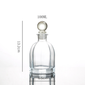 50Ml 100Ml 150Ml 200Ml Đá Lửa Trong Suốt Chai Nước Hoa Thủy Tinh Sang Trọng Trong Nhà Chai Khuếch Tán Sậy Thơm Trang Trí - Product Image 6