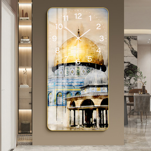 Orologio da parete moderno moderno urbano musulmano <span class=keywords><strong>studio</strong></span> scandinavo casa orologio silenzioso orologio creativo - Product Image 1