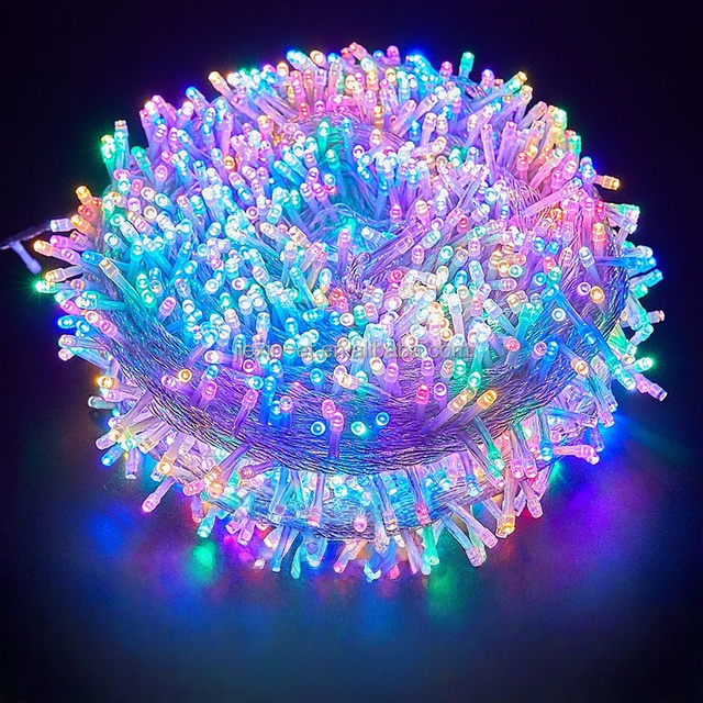 10M 100LED Fairy String Lights Christmas Holiday Indoors Outdoors LED Lights for Wedding Party Home Garden Camping Decoration