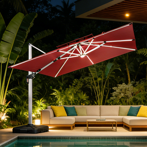 Sombrilla de Patio Extra Grande de Lujo MOJIA <span class=keywords><strong>con</strong></span> Protección UV y Diseño de Cantilever Resistente al Viento para <span class=keywords><strong>Piscina</strong></span>, Jardín o Terraza - Product Image 2