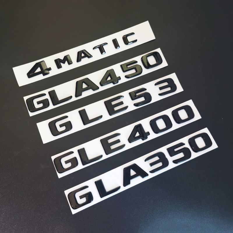 AQXYWQLL 3D Auto Staart Nummer Letters Emblem Compatibel met SL63 SL65 SL280 SL300 SL320 Auto Kofferbak Badge Sticker Decoratie(Color:SL300-Silver,Size:Metal