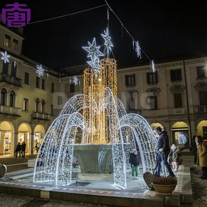 Custom Large Iron Frame Led <b>Christmas</b> FountainLights Ip65 Rated With Easy Installation For <b>Outdoor</b> Holiday And Event <b>Decorations</b> - Product Image 2