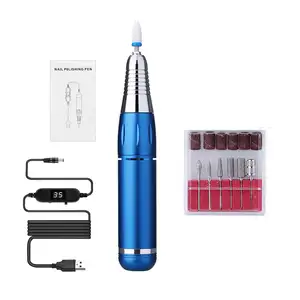 Machine Professional Electric Rechargeable Portable Nails Bits Brushless 35000Rpm Profesional New For Custom Nail Drill