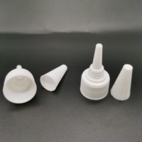 Bouchon à vis en plastique PE pour bouteilles de sauce chili, de peinture et de colle, bouchon à vis pour contenants