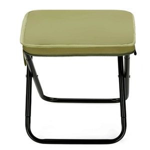 بيع بالجملة قابلة للطي أسود 600D أكسفورد الكربون الصلب التخييم Mazza البراز - Product Image 3