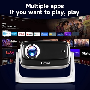 Ultimo Design Umiio P10 <span class=keywords><strong>proiettore</strong></span> portatile per videogiochi 4K HD supporto più Media Smart <span class=keywords><strong>proiettore</strong></span> con EVA borsa per il trasporto - Product Image 4