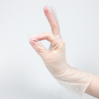 Gants en vinyle jetables sans poudre