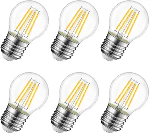 2023 G45 LED Filament Edison Birne E26 E27 Base 4w 5W 6w Industrie dekorieren Glühbirne Vintage LED Filament Glühbirne