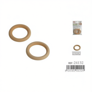 Anelli in legno Iln da 60 mm, 2 pezzi, per artigianato e accessori per cucito - Product Image 3