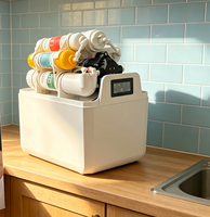 Purificateur d'eau RO de style turc |   Réservoir intégré sous l'évier |   Alcalin en 6 étapes |   Solution de marché régional B2B