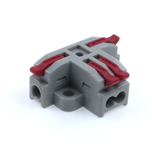 Conector de cable tipo T de 3 <span class=keywords><strong>v</strong></span>ías al por mayor de fábrica, certificado CE, 32A 250V, bloque de terminales de empalme rápido, precio a granel para energía - Product Image 1