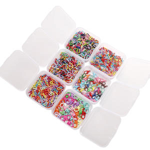 Boucle de homard corne de <span class=keywords><strong>mouton</strong></span> ongles bijoux à bricoler soi-même accessoires coloré oeil de <span class=keywords><strong>mouton</strong></span> boucle ouverte boucle fermée chaîne matériel boîte d'emballage - Product Image 3