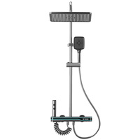 Offre Spéciale – Ensemble de Douche Mural Moderne et Tendance avec Affichage Numérique LED et Robinet Thermostatique à Pression d'Air pour Hôtels