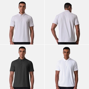 Polo à revers pour <span class=keywords><strong>homme</strong></span> 2026, sport et loisirs, respirant, séchage rapide, couleur unie, manches courtes, en nylon, idéal pour le fitness en extérieur - Product Image 5