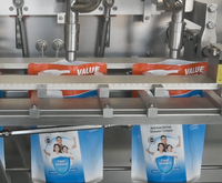 SG-180D Horizontale Voorgemaakte Zakverpakkingsmachine Voor Gedroogde Vruchten 180d Voorgemaakte Zakvulling Labelfolie Plastic Folie