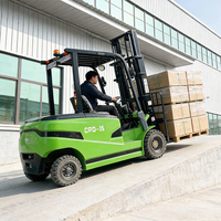Chariot élévateur à fourche de 3,5 tonnes, chariot élévateur électrique miniature, hauteur de levage de 3 à 7 m, CE ISO pour la manutention de conteneurs, livraison gratuite