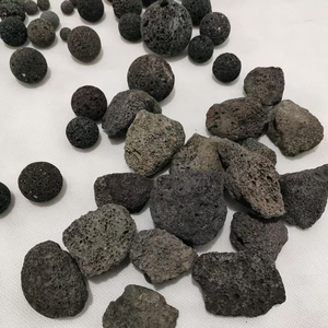 Piedra de <span class=keywords><strong>lava</strong></span> roja porosa de roca volcánica de basalto para filtro de agua, tratamiento de aguas residuales, mineral no metálico, nido de abeja Natural poroso - Product Image 1