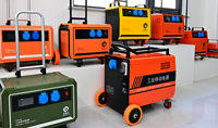 Centrale Électrique Portable 3600W, Générateur Industriel à Batterie au Lithium Ternaire 220V, Alimentation Mobile pour Chantier de Construction