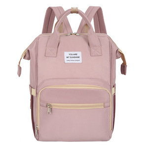 Mochila de Fraldas para Mães com Assento Portátil à Prova d'Água, Novo Design para Viagens, Cor Marrom - Product Image 4