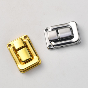 Taiping Buckle Metal <b>Box</b> Lock <b>Chrome</b> Gold Gift Craft Wooden <b>Box</b> Square Buckle Accessory - Product Image 3