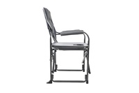Chaise de réalisateur moderne en aluminium léger avec table latérale pour le camping et l'extérieur
