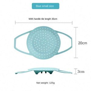 Food Grade Silicone Plastic Kitchen <b>Steamer</b> Non-Stick Binaural Steamed Bread <b>Steamer</b> Breathable New Kitchen Accessory - Product Image 6