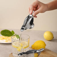 Presse-agrumes manuel créatif en acier inoxydable en forme de poisson, presse-citron, gadget de cuisine