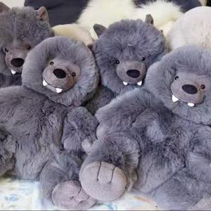 Peluche a forma di <span class=keywords><strong>lupo</strong></span> Apo Bigfoot, pupazzo morbido Wilf il <span class=keywords><strong>lupo</strong></span>, orsetto di peluche, regalo di San Valentino, imbottitura in cotone PP - Product Image 3