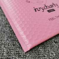 Enveloppe matelassée écologique en gros avec fermeture éclair pour emballage de perruques et chaussettes, durable, avec fermeture éclair en polyéthylène et impression personnalisée EXW