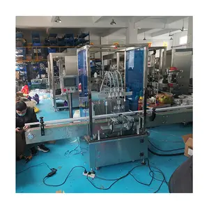 중국 공급 업체 500ml 기어 펌프 살균 접시 세척 액체 병 액체 충전 기계