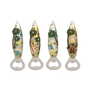 Abridor de botellas con imán para nevera de resina 3D de recuerdo turístico personalizado, abridor de botellas con imán de tortuga y Delfín coralino <span class=keywords><strong>submarino</strong></span> - Product Image 5