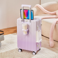 Nouvelle arrivée Aero Travel abs + pc Vintage Style chinois rose bon bagage à main étui de voyage valise bagage sac de voyage