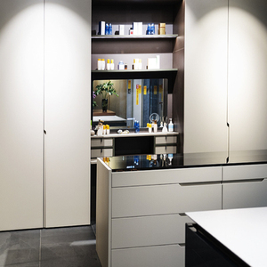 <span class=keywords><strong>Armadio</strong></span> bianco con <span class=keywords><strong>specchio</strong></span> <span class=keywords><strong>armadio</strong></span> moderno con tavolo da viaggio - Product Image 2