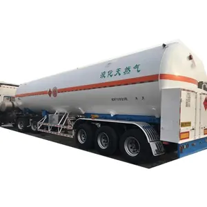Yüksek quality25-59.7m3 LPG CNG LNG Tanker yarı konteyner römorku kamyon