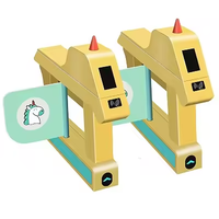 Aire de jeux pour enfants entrée sécurité contrôle d'accès mécanique tourniquet électronique porte battante barrière pour porte à carte à puce