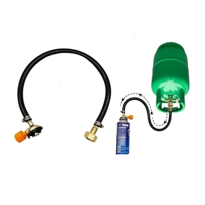 Adaptateur de remplissage de gaz pour tuyau tressé, tube de remplissage de gaz en caoutchouc, convertisseur de cylindre, coupleur de remplissage, accessoires anti-fuite - Product Image 4