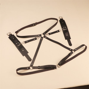 Vêtements fétichistes gothiques OEM - Harnais et ceinture à épée Decopunk pour femmes, lingerie BDSM avec jarretelles, approvisionnement en gros - Product Image 5
